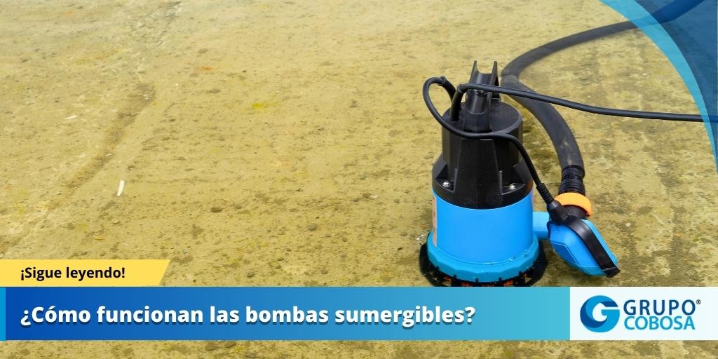 Bombas sumergibles para aspiración de agua 